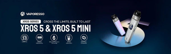 Vaporesso XROS 5 vs. XROS 5 Mini: The Ultimate Pod System Showdown Lucky 8 Vapes Vaporesso XROS 5 vs. XROS 5 Mini: The Ultimate Pod System Showdown Lucky 8 Vapes
