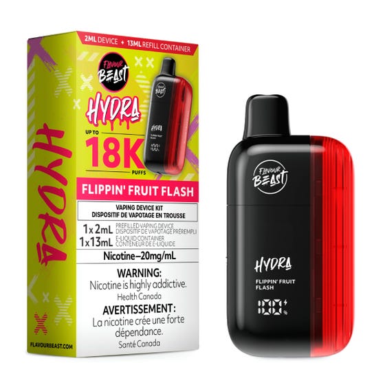 Flavor Beast Vape Near Me Flavor Beast XBM50 Disposable Vape - 50000 Puffs  .95 Flavour Beast HYDRA - Flippin' Fruit Flash