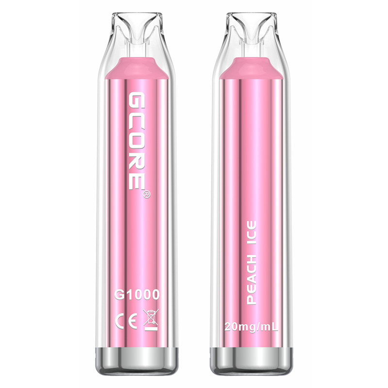 [Disposables] GCORE 1000 - Peach Ice Disposable Pod Systems Vancouver Toronto Calgary Richmond Montreal Kingsway Winnipeg Quebec Coquitlam Canada Canadian Vapes Shop Free Shipping E-Juice Mods Nic Salt