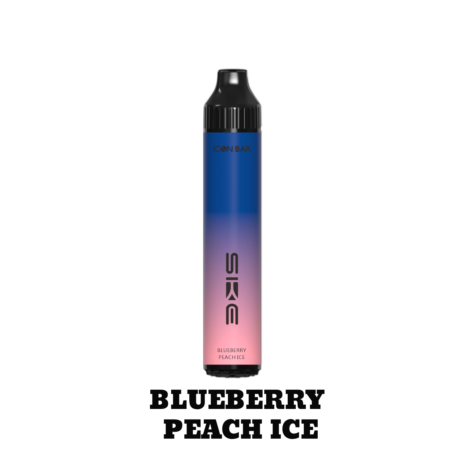 [Disposables] Icon Bar - Blueberry Peach Ice Disposable Pod Systems Vancouver Toronto Calgary Richmond Montreal Kingsway Winnipeg Quebec Coquitlam Canada Canadian Vapes Shop Free Shipping E-Juice Mods Nic Salt