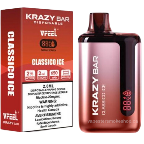 [Disposables] Krazy Bar - Classico Ice (Vanilla)