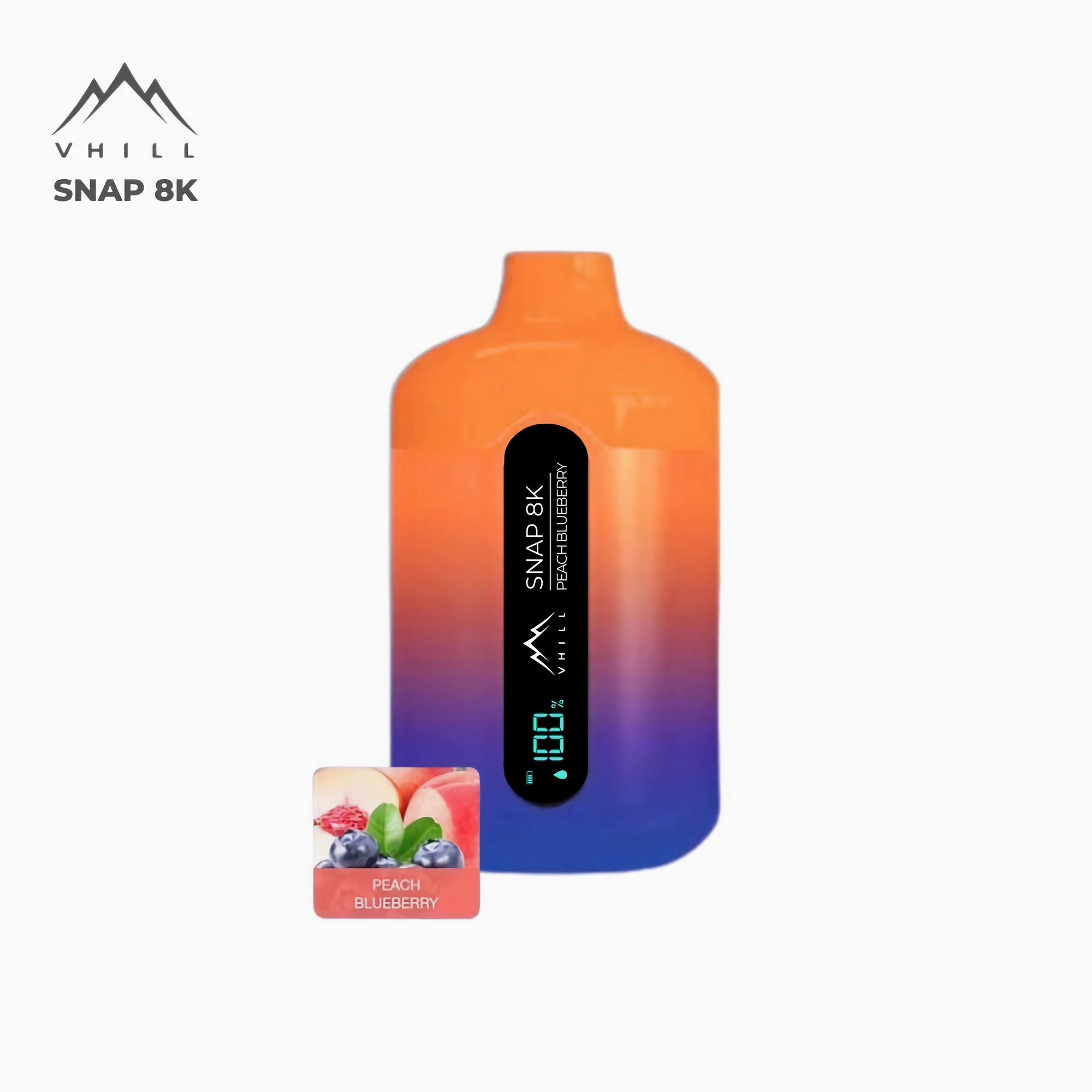 [Disposables] VHILL Snap - Peach Blueberry Disposable Pod Systems Vancouver Toronto Calgary Richmond Montreal Kingsway Winnipeg Quebec Coquitlam Canada Canadian Vapes Shop Free Shipping E-Juice Mods Nic Salt