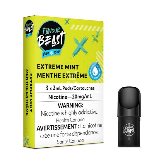 Flavour Beast - Extreme Mint Iced (3pk) | $17.99 Flavour Beast - Extreme Mint Iced (3pk) | $17.99