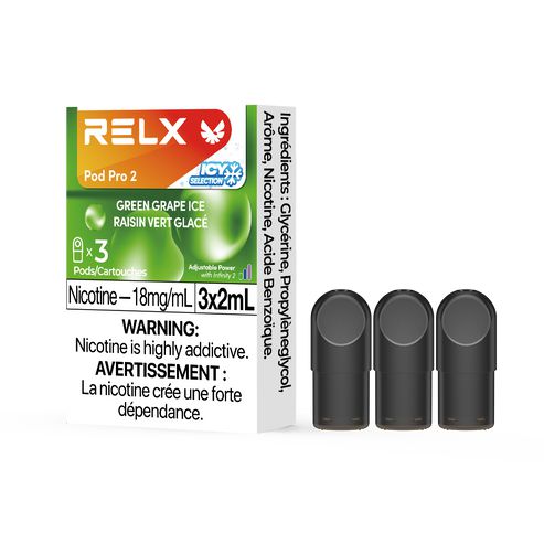 RELX Infinity Pro - Green Grape Ice (3pk)