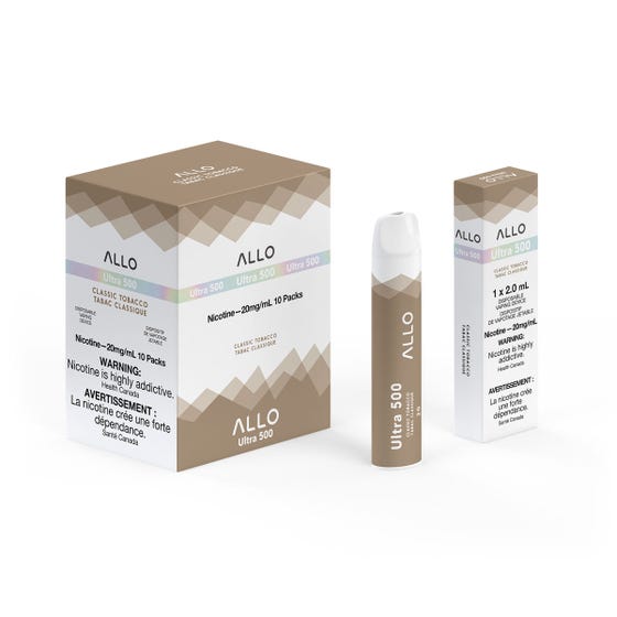 ALLO Ultra 500 - Classic Tobacco | $14.99 ALLO Ultra 500 - Classic Tobacco | $14.99