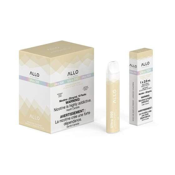 10 pack disposable vapes ALLO Ultra 500 - Pineapple Coconut