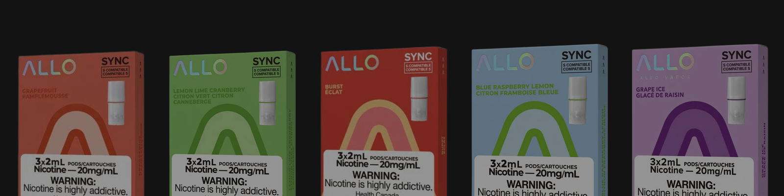 ALLO Sync Vancouver Canada Lucky 8 Vapes