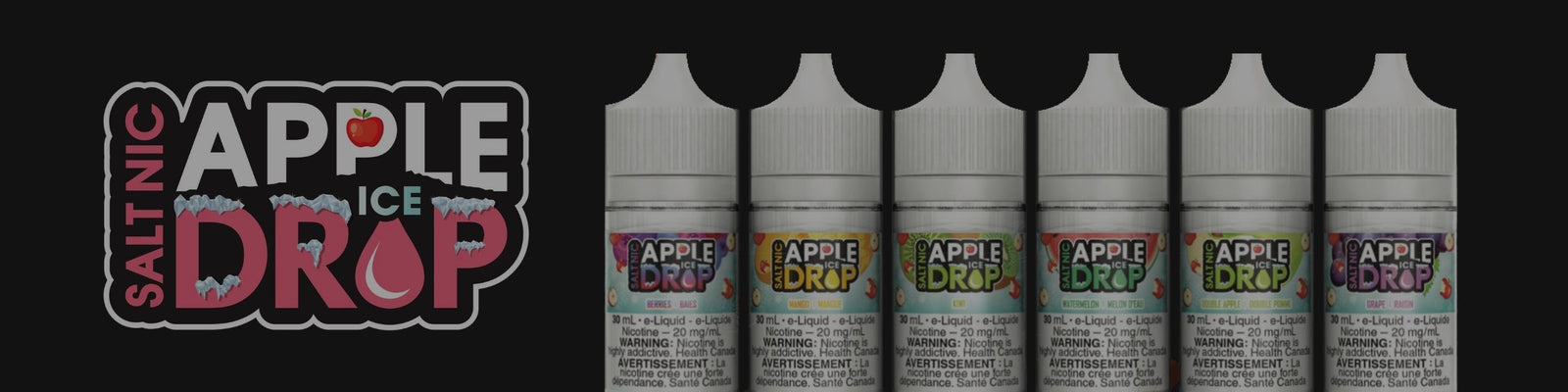 Apple Drop Ice Salt Vancouver Canada Lucky 8 Vapes