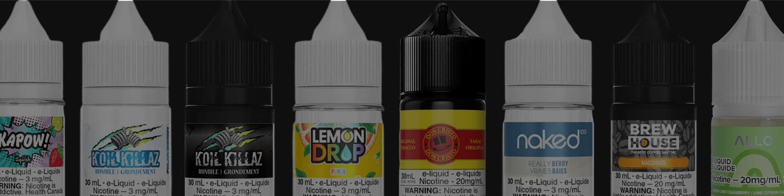 Nic Salt E-Juice Vancouver Canada Lucky 8 Vapes