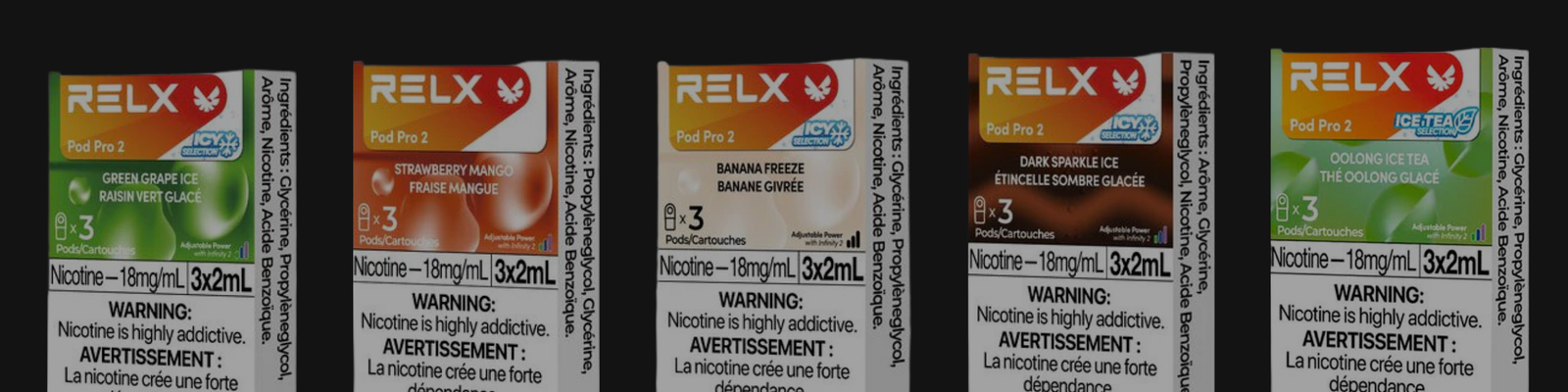RELX Infinity Pro Vape Pods Vancouver Canada Lucky 8 Vapes