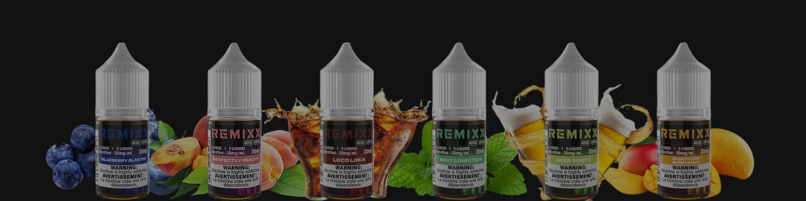Remixx Salt Vancouver Canada Lucky 8 Vapes