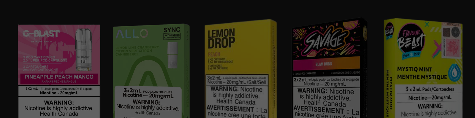 STLTH Compatible Pods Vancouver Canada Lucky 8 Vapes