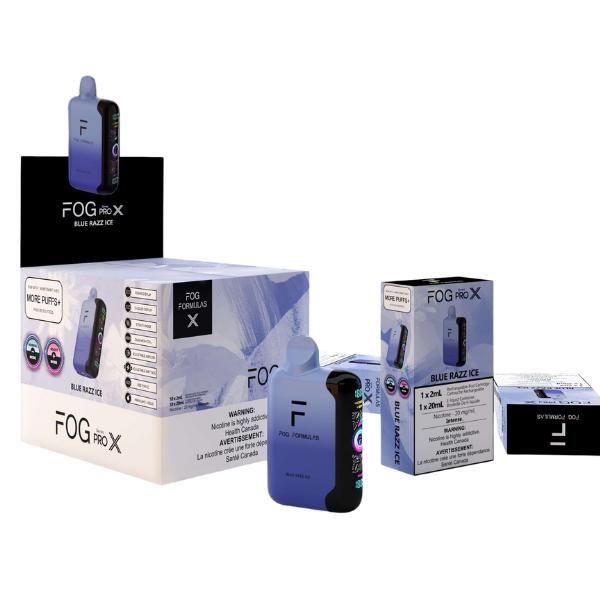 [Disposables] Fog Formulas Pro X - Blue Razz Ice-Disposable Pod Systems-Fog Formulas Pro X-20mg (Intense)-Lucky 8 Vapes