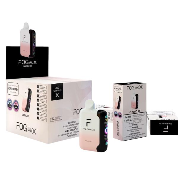 [Disposables] Fog Formulas Pro X – Classic Ice-Disposable Pod Systems-Fog Formulas Pro X-20mg (Intense)-Lucky 8 Vapes