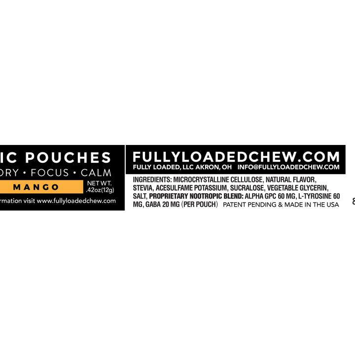 ALPHA - Nootropic Pouches-Nootropic Pouches-ALPHA-Mango (Calm and Focus)-Lucky 8 Vapes