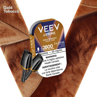 [Vape Pods] VEEV inPRIME Pod - Gold Tobacco (2pk) Vape Pods