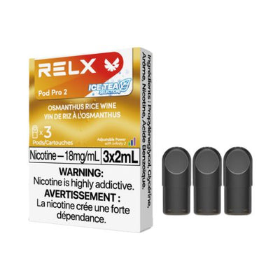 [Vape Pods] RELX Infinity Pro - Osmanthus Rice Wine (3pk) Vape Pods