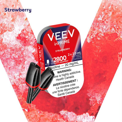[Vape Pods] VEEV inPRIME Pod - Strawberry (2pk) Vape Pods