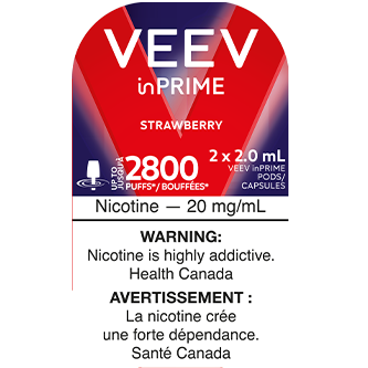 [Vape Pods] VEEV InPrime Pod - Strawberry (2pk) Vape Pods