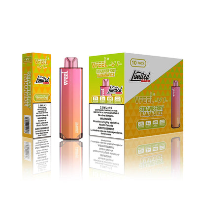 [Disposables] VFEEL V1 - Strawberry Banana Ice Disposable Pod Systems