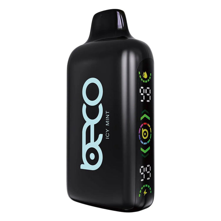 Icy mint vape UAE, refreshing menthol in heat, 45°C summer relief, crisp vape experience, cold breeze effect - Beco Holo - Icy Mint | $32.95