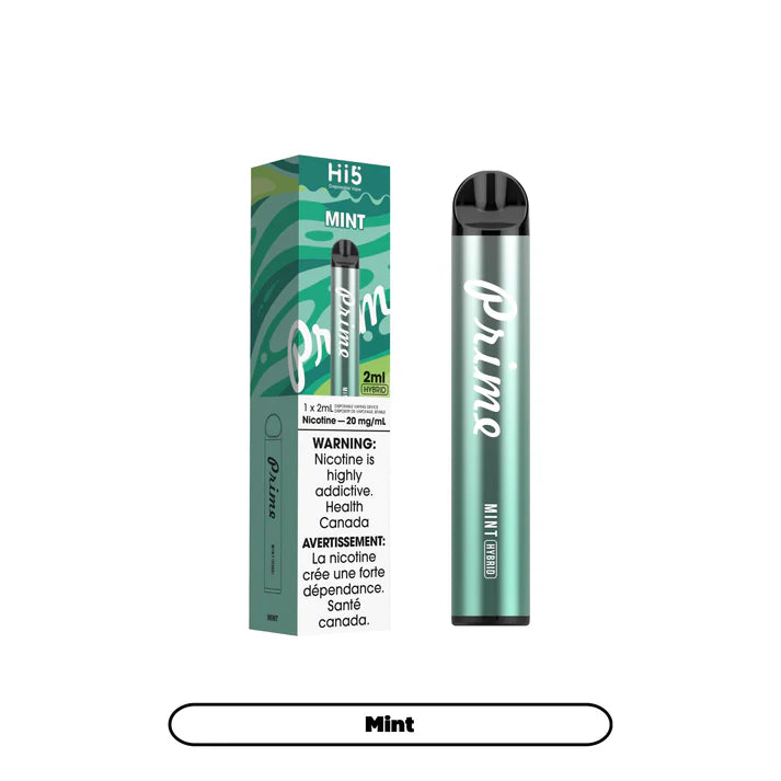 [Disposables] Hi5 Prime - Mint-Disposable Pod Systems-Hi5 Prime-20mg-Lucky 8 Vapes