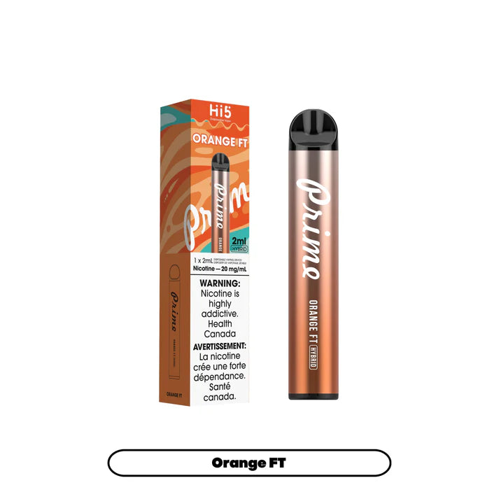 [Disposables] Hi5 Prime - Orange FT-Disposable Pod Systems-Hi5 Prime-20mg-Lucky 8 Vapes