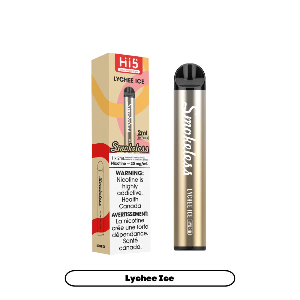 [Disposables] Hi5 Smokeless - Lychee Ice-Disposable Pod Systems-Hi5 Smokeless-20mg-Lucky 8 Vapes