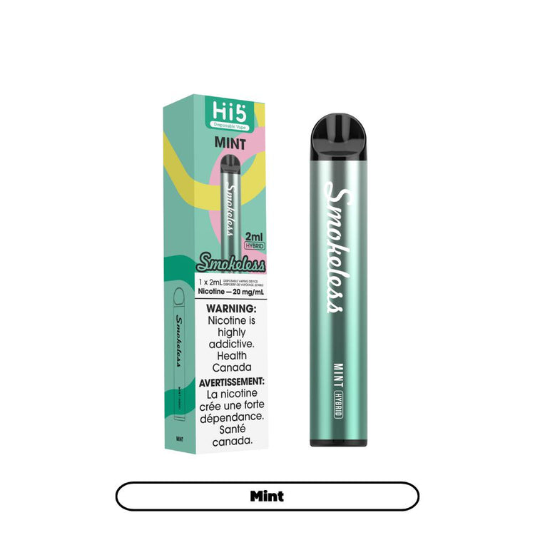 Smoke Less Vapes Hi5 Smokeless - Mint Smoke Less Vapes Hi5 Smokeless - Mint