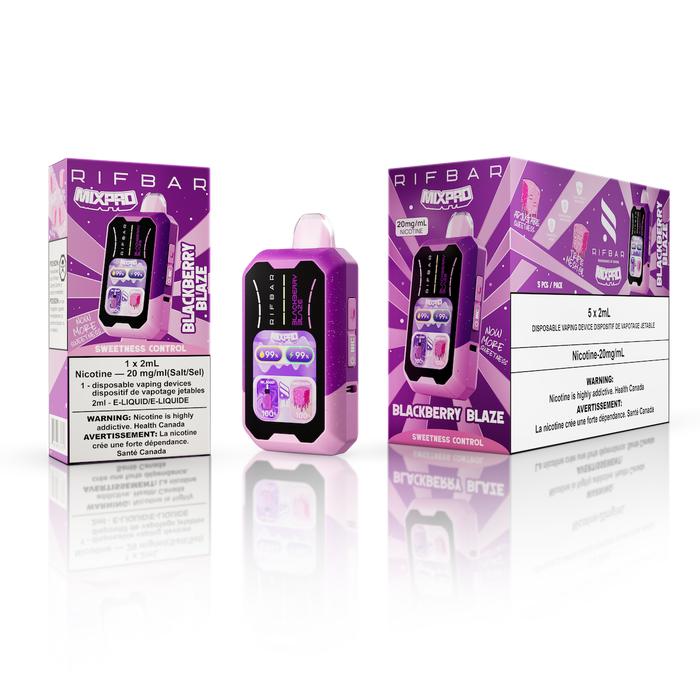 [Disposables] RIFBAR Mixpro - Blackberry Blaze-Disposable Pod Systems-RIFBAR Mixpro-20mg-Lucky 8 Vapes