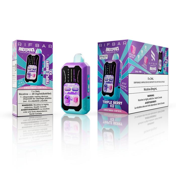 [Disposables] RIFBAR Mixpro - Triple Berry Ice-Disposable Pod Systems-RIFBAR Mixpro-20mg-Lucky 8 Vapes