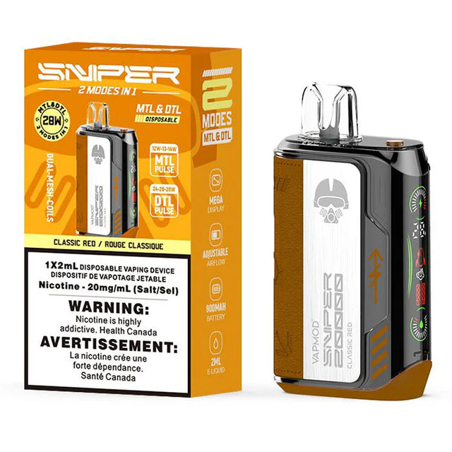 Sniper by VAPMOD - Classic Red | $29.99 Sniper by VAPMOD - Classic Red | $29.99