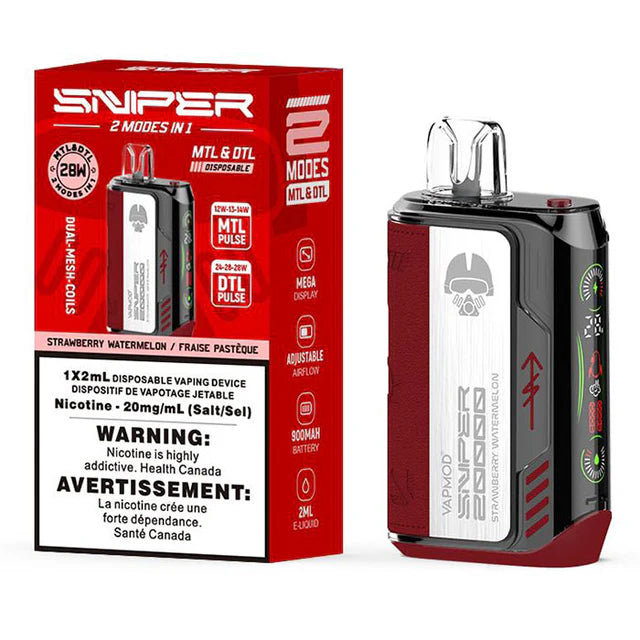 elf bar vape uk Sniper by VAPMOD - Strawberry Watermelon