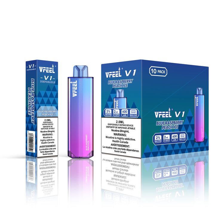 elfbar nachfüll pod läuft aus VFEEL V1 - Blue Raspberry Peach Ice