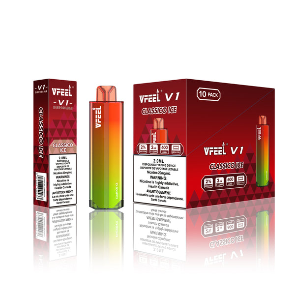 cappuccino vape disposable VFEEL V1 - Cappuccino