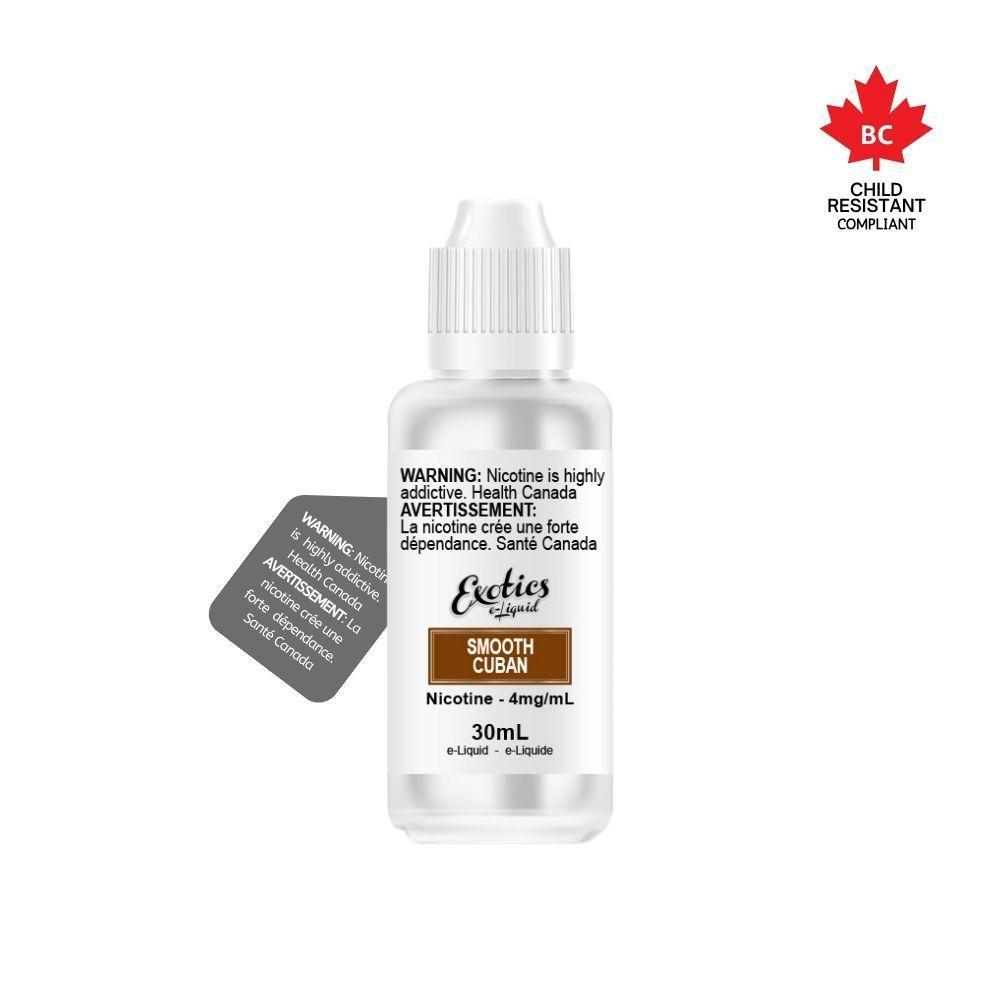 [Freebase] Exotics - Cuban Cigar Tobacco 30mL Freebase E-Juice Vancouver Toronto Calgary Richmond Montreal Kingsway Winnipeg Quebec Coquitlam Canada Canadian Vapes Shop Free Shipping E-Juice Mods Nic Salt