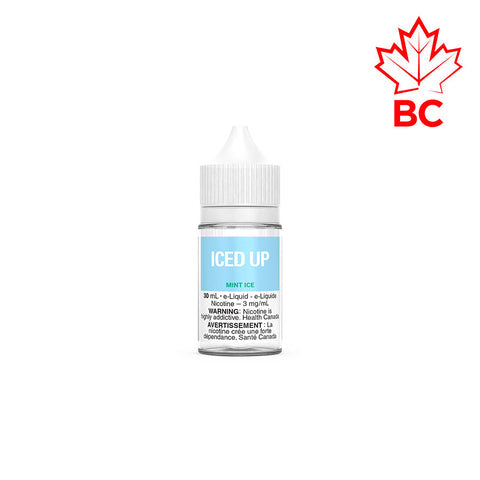 [Freebase] Iced Up - Mint Ice 30mL Freebase E-Juice Vancouver Toronto Calgary Richmond Montreal Kingsway Winnipeg Quebec Coquitlam Canada Canadian Vapes Shop Free Shipping E-Juice Mods Nic Salt