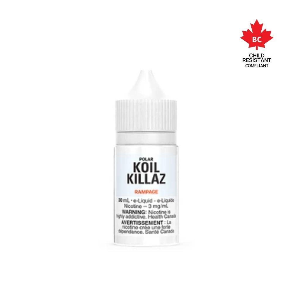 [Freebase] Koil Killaz Polar - Rampage 30mL Freebase E-Juice Vancouver Toronto Calgary Richmond Montreal Kingsway Winnipeg Quebec Coquitlam Canada Canadian Vapes Shop Free Shipping E-Juice Mods Nic Salt