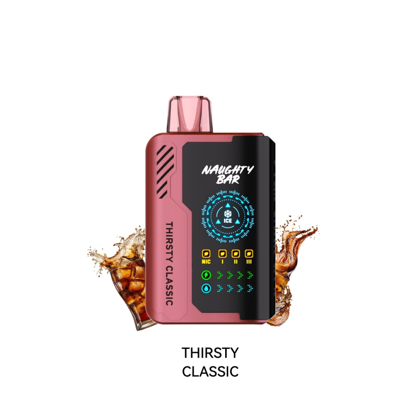 [Disposables] Naughty Bar - Thirsty Classic-Disposable Pod Systems-Naughty Bar-20mg-Lucky 8 Vapes