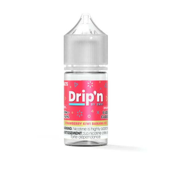 [Nic Salt] Drip'n by Envi Classics Salt - Strawberry Kiwi Banana Ice 30mL-Nic Salt E-Juice-Drip'n by Envi Classics Salt-20mg-Lucky 8 Vapes