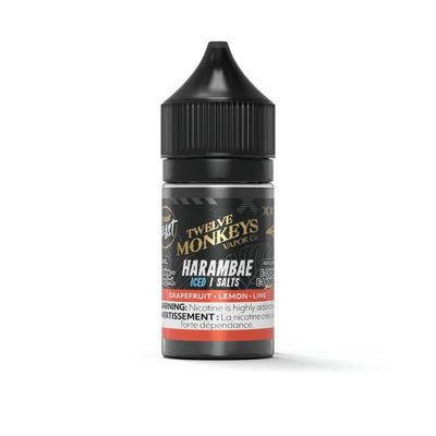 [Nic Salt] Flavour Beast x 12 Monkeys - Harambae Iced 30mL Nic Salt E-Juice