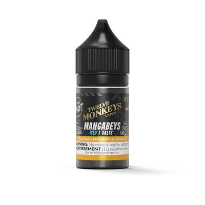 [Nic Salt] Flavour Beast x 12 Monkeys - Mangabeys Iced 30mL Nic Salt E-Juice