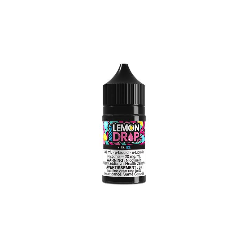 [Nic Salt] Lemon Drop Boost Ice Salt - Pink 30mL-Nic Salt E-Juice-Lemon Drop Boost Ice Salt-20mg-Lucky 8 Vapes