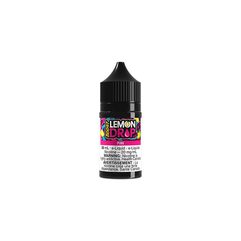 [Nic Salt] Lemon Drop Boost Salt - Pink 30mL-Nic Salt E-Juice-Lemon Drop Boost Salt-20mg-Lucky 8 Vapes