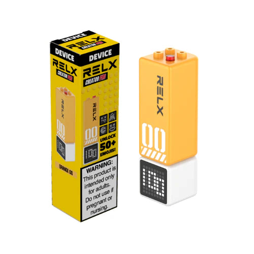 RELX Pod 2+10mL Base Device Kit-Closed Pod Device Kits-RELX Pod 2+10mL-Yellow-Lucky 8 Vapes