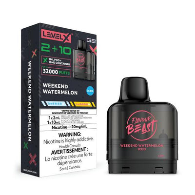 Level X G2 Flavour Beast Pod 2+10mL - Wild White Grape Iced | $24.99 Level X G2 Flavour Beast Pod 2+10mL - Wild White Grape Iced | $24.99