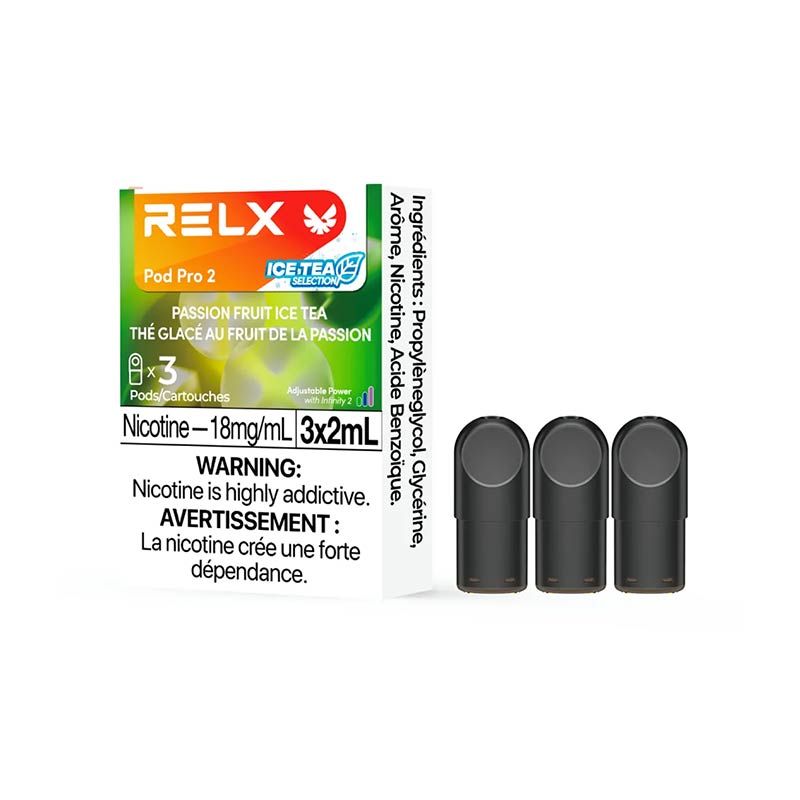 [Vape Pods] RELX Infinity Pro - Passion Fruit Ice Tea-Vape Pods-RELX Infinity-18mg-Lucky 8 Vapes
