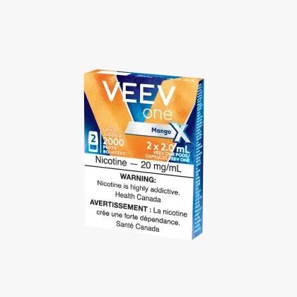 [Vape Pods] VEEV One X Pod - Mango (2pk)-Vape Pods-VEEV One X-20mg-Lucky 8 Vapes