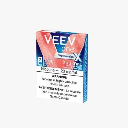 [Vape Pods] VEEV One X Pod - Watermelon (2pk)-Vape Pods-VEEV One X-20mg-Lucky 8 Vapes