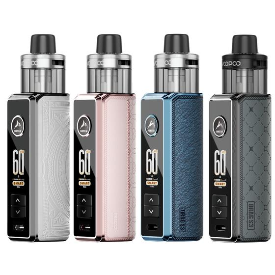 Voopoo Drag S3 80W 2ml Pod Kit (CRC)-Refillable Coil Based Devices-Voopoo-Spray Black-Lucky 8 Vapes